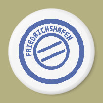 Friedrichshafen-Posten stempel Briefmarke magnete