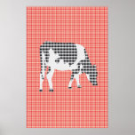 Friesische Kuh, Friese koe Plakatdrucke