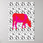 Friesische Kuh, Friese koe Poster