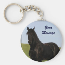 Friesisches Pferd Keychain 5 Schlüsselbänder