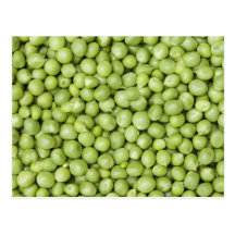 Frische Bio Erbsen 2 Postkarten