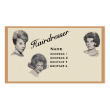 FRISEUR - SEHR BERUFLICHE VISITENKARTE 3