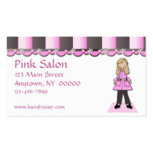 Friseursalon-Visitenkarte