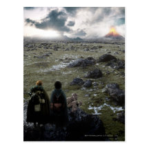 Frodo und Samwise stehend Postkarte