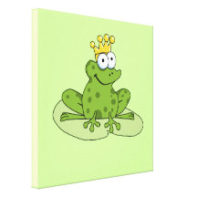 Frog Prince Gallery Wrap Canvas