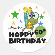 Froggie hopfenreicher 60. Geburtstag Aufkleber