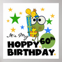 Froggie hopfenreicher 60. Geburtstag Plakatdrucke