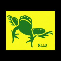 Froggie print leinwanddrucke
