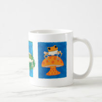 Froggies auf einem Becher tassen
