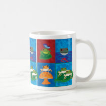 Froggies auf einem Becher tassen