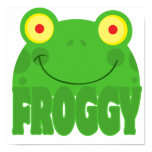 FROGGY-CARTOON poster