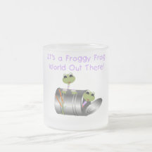 Froggy-Frosch-Weltt-shirts und -geschenke Kaffee Haferl