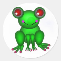 Froggy Runder Sticker