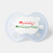 Frohe Weihnacht-Baby-Friedensstifter Schnuller