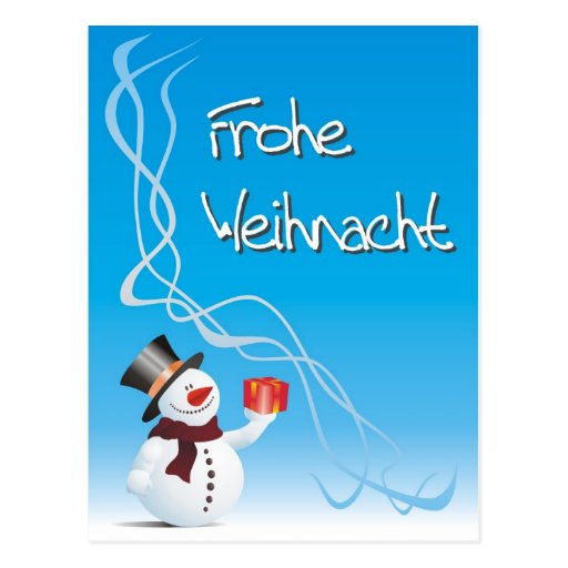 Frohe Weihnacht... / Merry Christmas Postkarte
