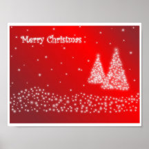 Frohe Weihnacht-Plakat