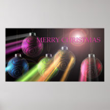 Frohe Weihnacht-Plakat