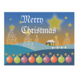 Frohe Weihnacht-Postkarte