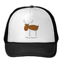 Frohe Weihnacht-Ren Trucker Mütze