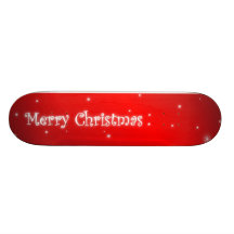 Frohe Weihnacht-Skateboard Individuelles Deck