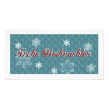 Frohe Weihnachten exklusive Weihnachtskarte Photokartenvorlagen