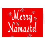 Frohe Weihnachten Namaste Karten