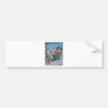 Frohe Weihnachten Sankt Auto Sticker