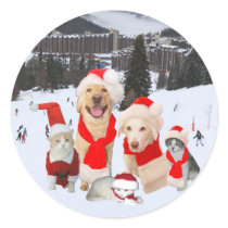 Frohe Weihnachten von der Gruppe! aufkleber