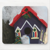 Frohe Weihnachten von unserem Haus zu Ihrem! Mousepad