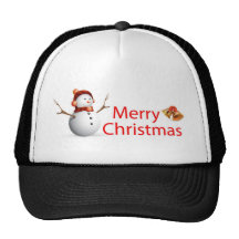 fröhlich-Weihnachten-neu Trucker Caps