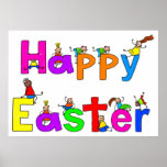Fröhliche Ostern Plakatdrucke