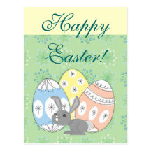 Fröhliche Ostern Postkarte