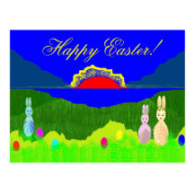 Fröhliche Ostern Postkarten