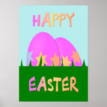 Fröhliche Ostern scherzen Plakat