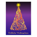 Fröhliche Weihnachten postkarten
