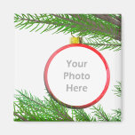 Fröhliche Weihnachtsbaum-Dekoration (Fotorahmen) Magnete