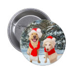 Fröhlicher Moses u. Myrtie Anstecknadelbutton