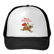 Fröhliches Christmoose Baseballcaps