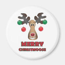 Fröhliches Christmoose! Magnete