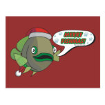 Fröhliches Fishmas! von Oliver Postkarten