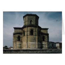 Fromista, San Martin, 11C apsidal Ansicht, Spanien Karte