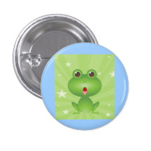 Frosch-amphibisch grüne Frosch-niedliches Cartoon- Anstecknadel
