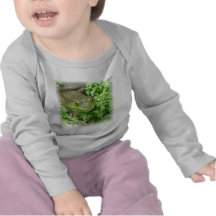 Frosch auf Sumpf-Säuglings-T-Shirt
