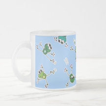 Frosch-Collage Tasse