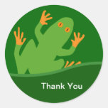 Frosch danken Ihnen Aufkleber