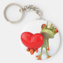 Frosch der König Heart Schlüsselband
