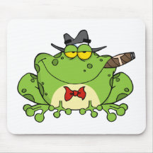 Frosch-Gangster Mousepad