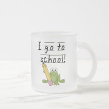 Frosch I gehen zu den Schult-shirts und -geschenke Haferl