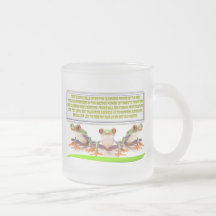 FROSCH-LIED UNTERRICHTET FREUDE TEE TASSE