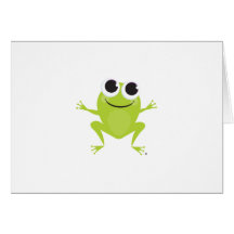 Frosch Notecard Grußkarte